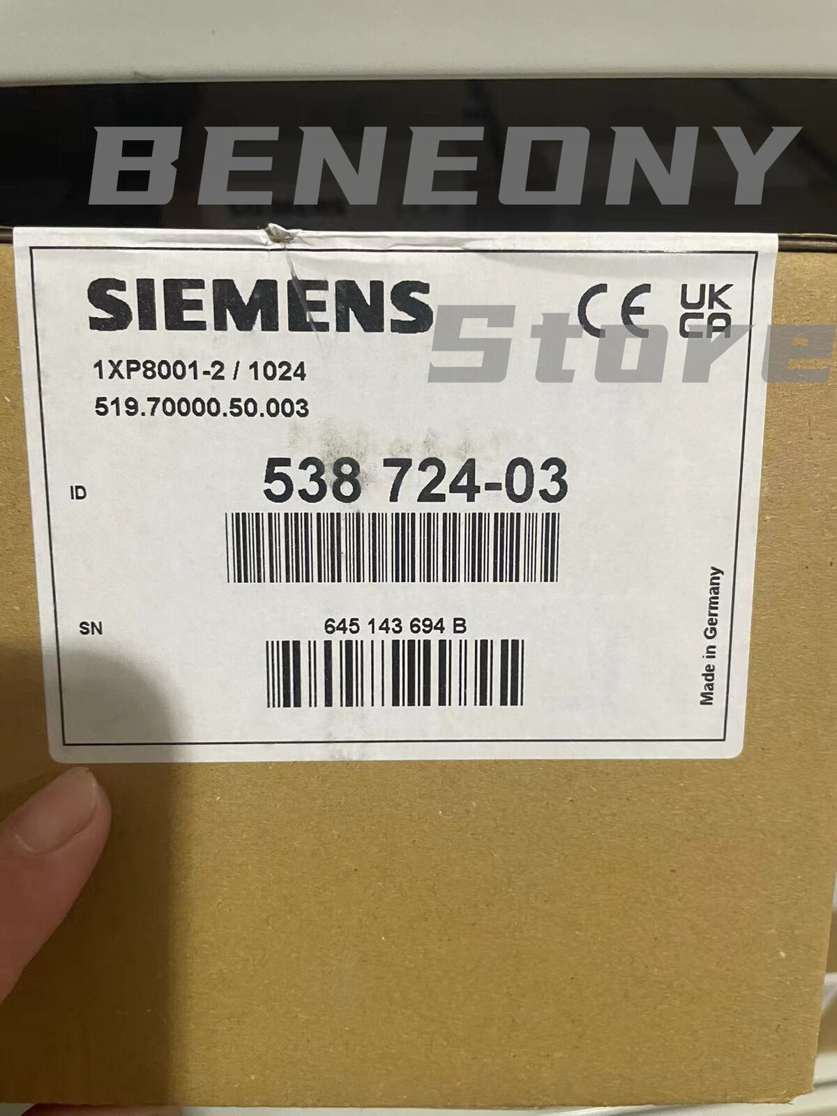 1PCS New Genuine Siemens Encoder 1XP8001-2/1024 538724-03 Expedited Shipping