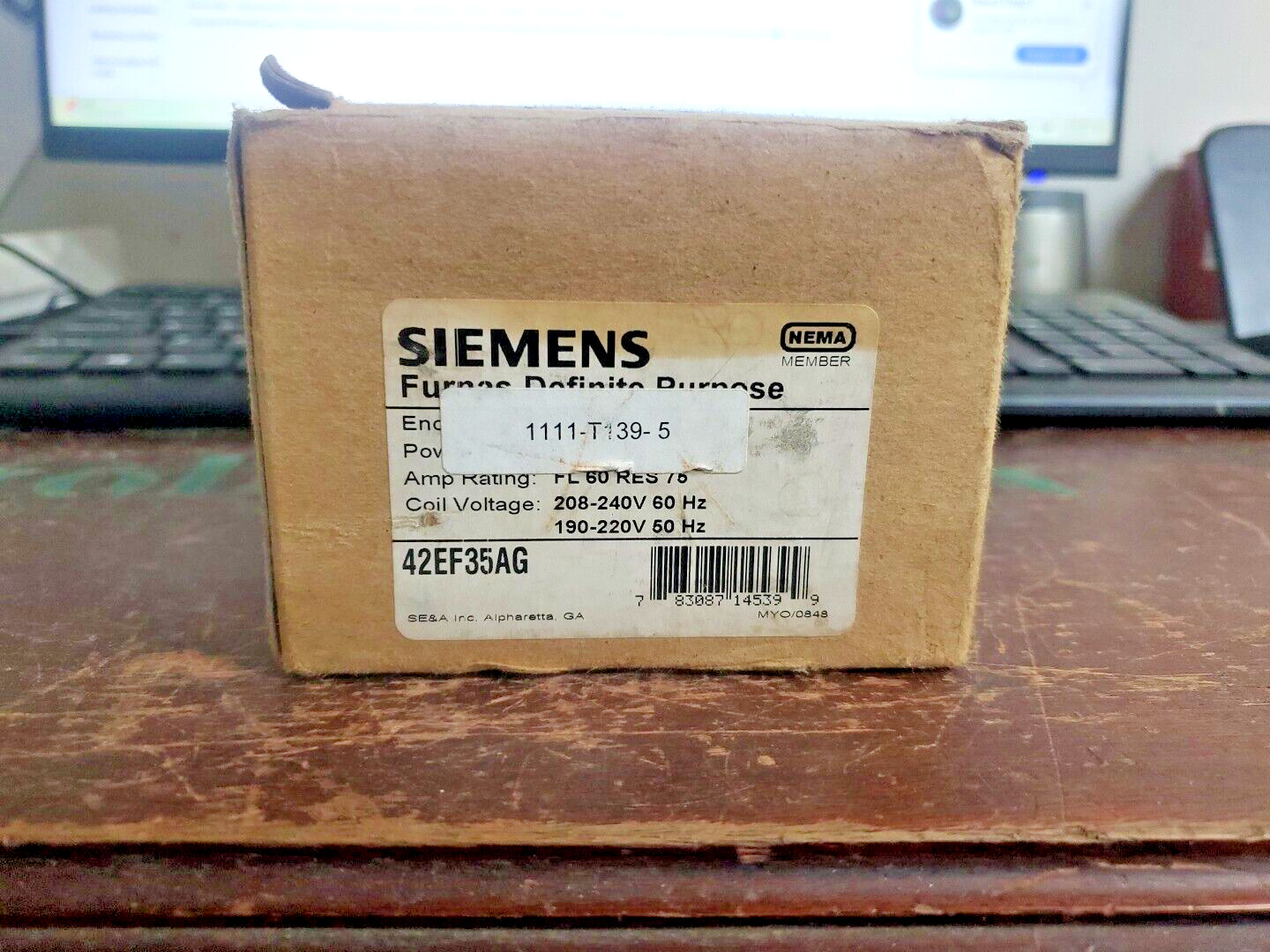 SIEMENS 42EF35AG Definite Purpose Contactor (CX24E)