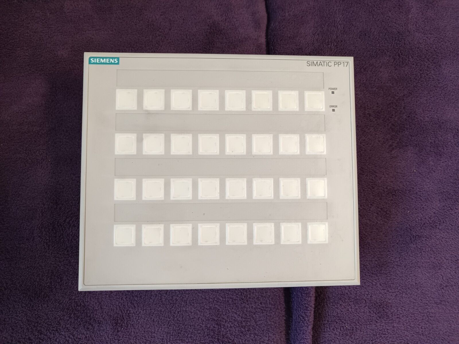 SIEMENS 6AV3688-3ED13-0AX0 / 6AV3 688-3ED13-0AX0 Push Button Panel PP17-II