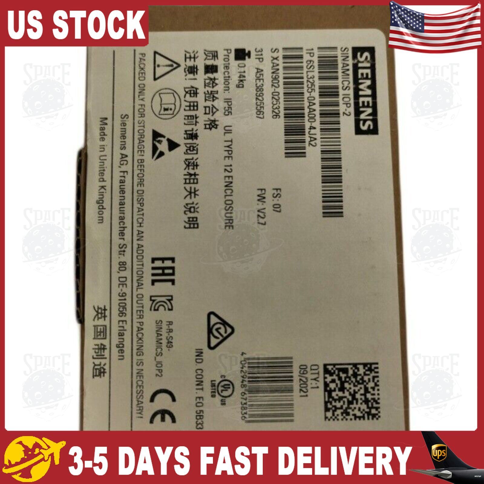 New Siemens 6SL3255-0AA00-4JA2 6SL32550AA004JA2 G Intelligent Operator Panel