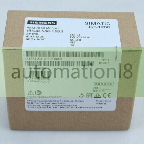 6ES7 234-4HE32-0XB0 NEW SIEMENS 6ES7 234-4HE32-0XB0 Analog Input/Output Module