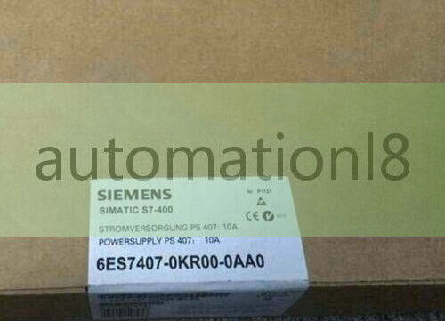 6ES7 407-0KR00-0AA0 NEW SIEMENS 6ES7407-0KR00-0AA0 S7-400 Power supply PS407