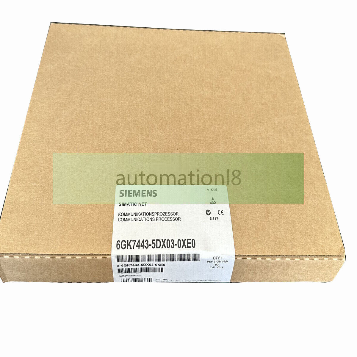 6GK7 443-5DX03-0XE0 NEW SIEMENS 6GK7443-5DX03-0XE0 5DXO3-OXEO S7-400 CP 443-5