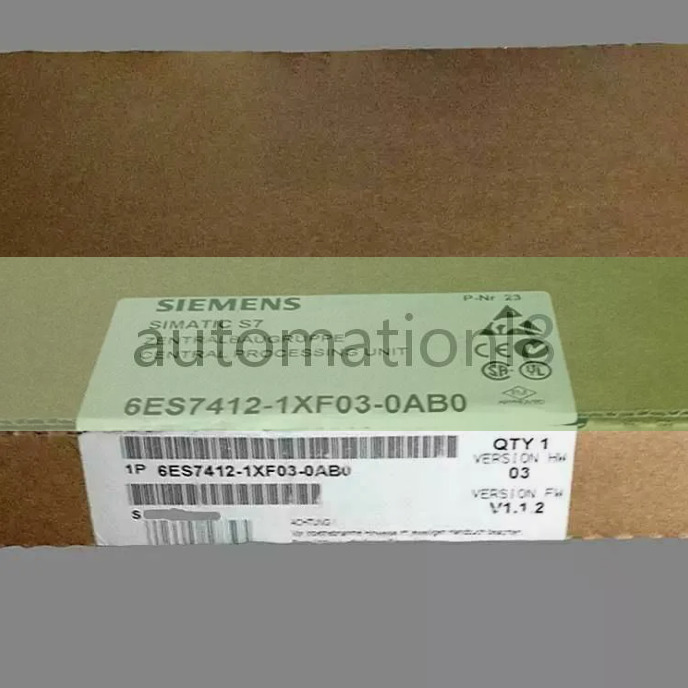 6ES7 412-1XF03-0AB0 NEW SIEMENS 6ES7412-1XF03-0AB0 SIMATIC S7-400 CPU 412-1