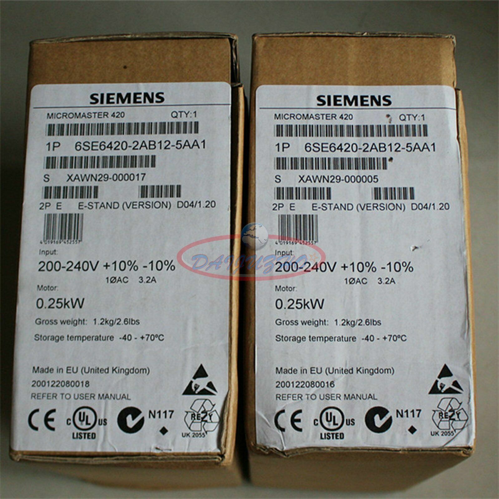 ONE Siemens 6SE6420-2AB12-5AA1 6SE6 420-2AB12-5AA1 New In Box