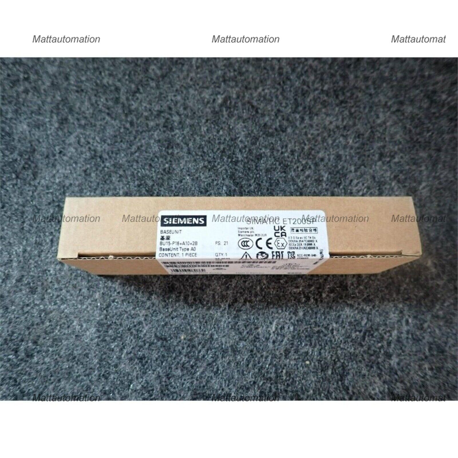 New Siemens 6ES7193-6BP20-0BA0 6ES71936BP200BA0 SIMATIC ET 200SP