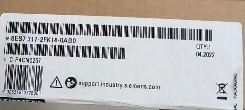 New Sealed Siemens 6ES7 317-2FK14-0AB0 Central Processing Free Shipping