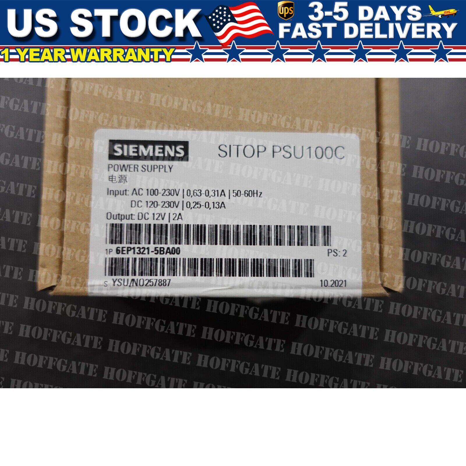 Siemens 6EP1321-5BA00 SITOP PSU100C 12V/2A Controlled Power