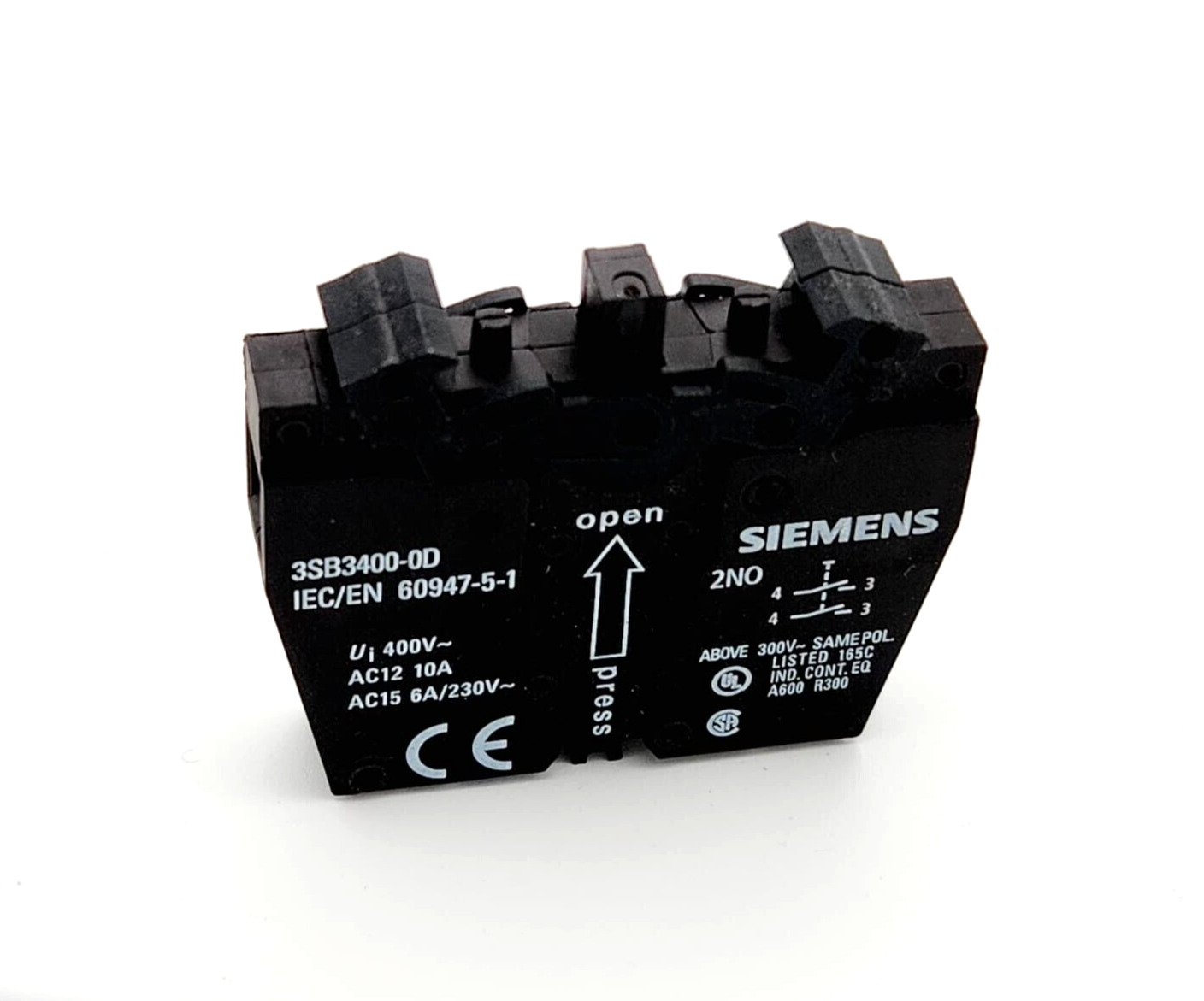 1PC Siemens 3SB3400-0D New Pushbutton Switch Auxiliary Contact Fast Shipping
