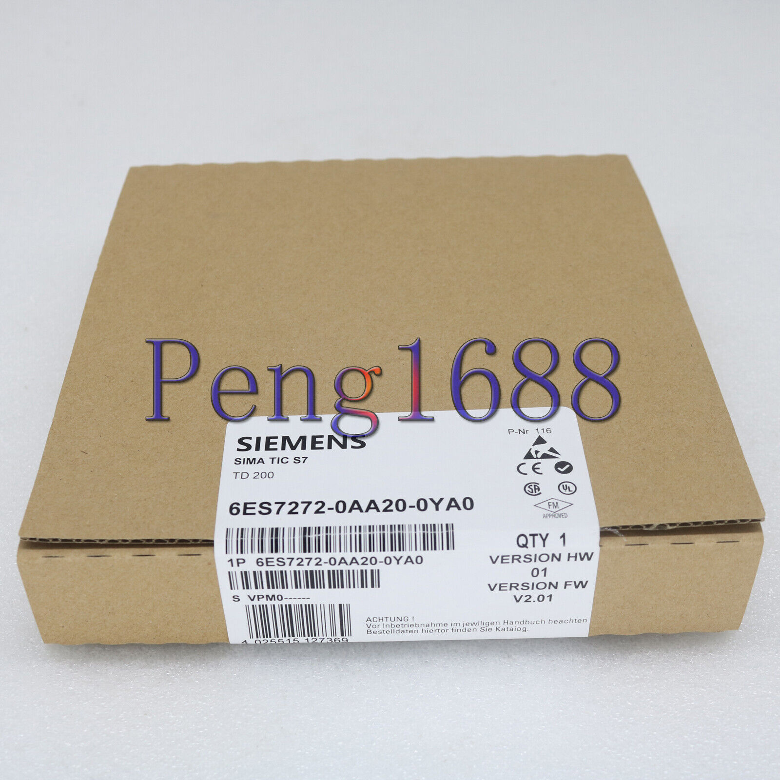 SIEMENS NEW In Box 6ES7 272-0AA20-0YA0 Operator Interface FREE SHIPPING
