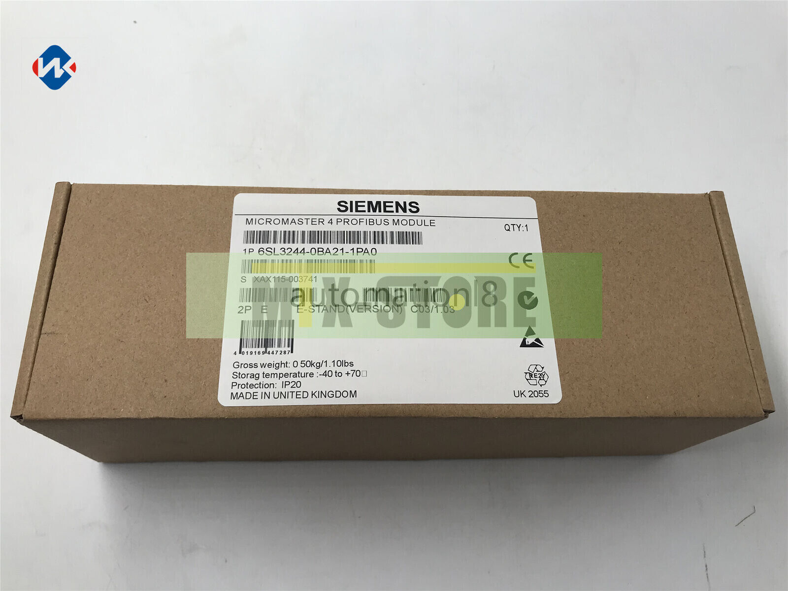 Unopened Brand New Siemens 6SL3244-0BA21-1PA0