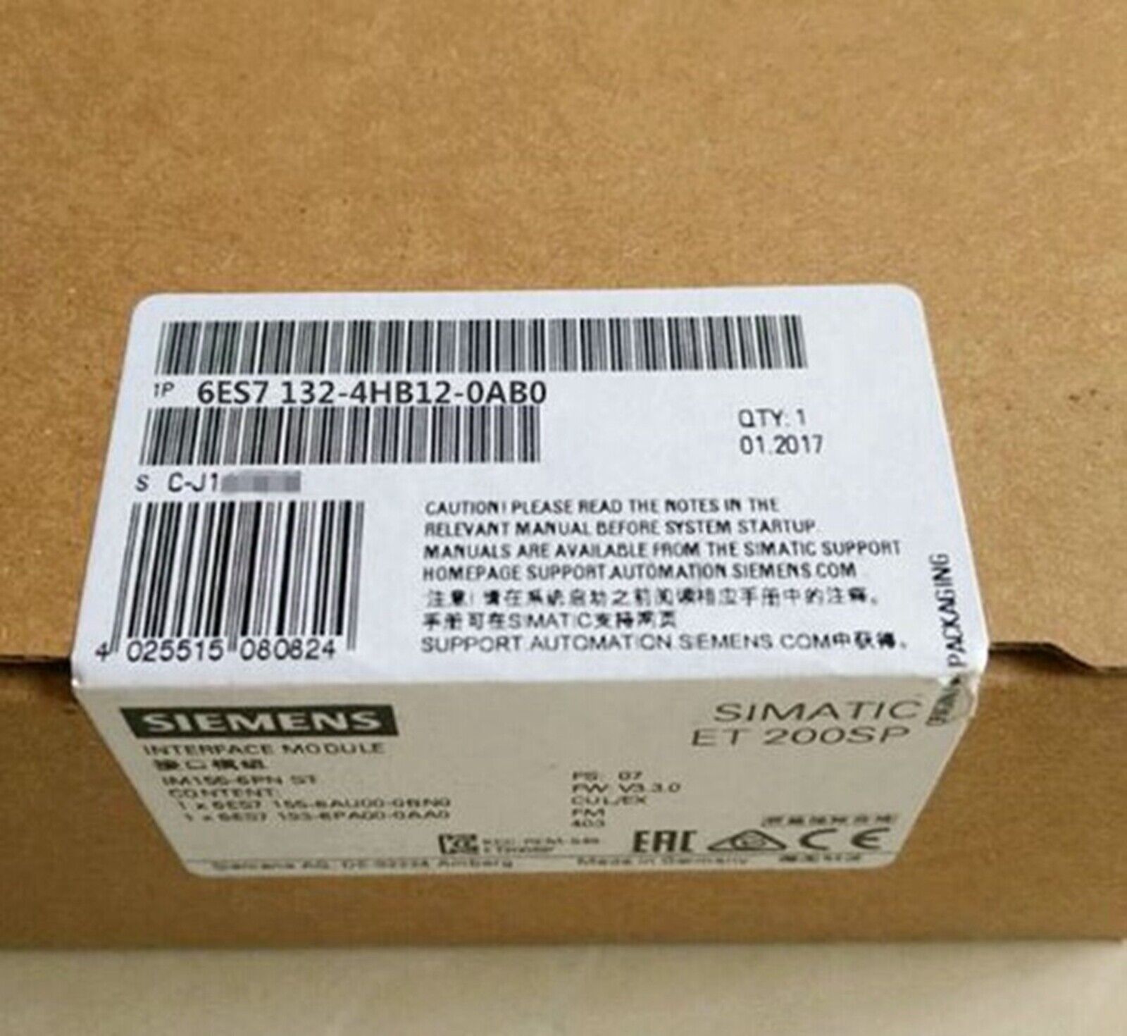 NEW Siemens 6ES7 132-4HB12-0AB0 6ES7132-4HB12-0AB0