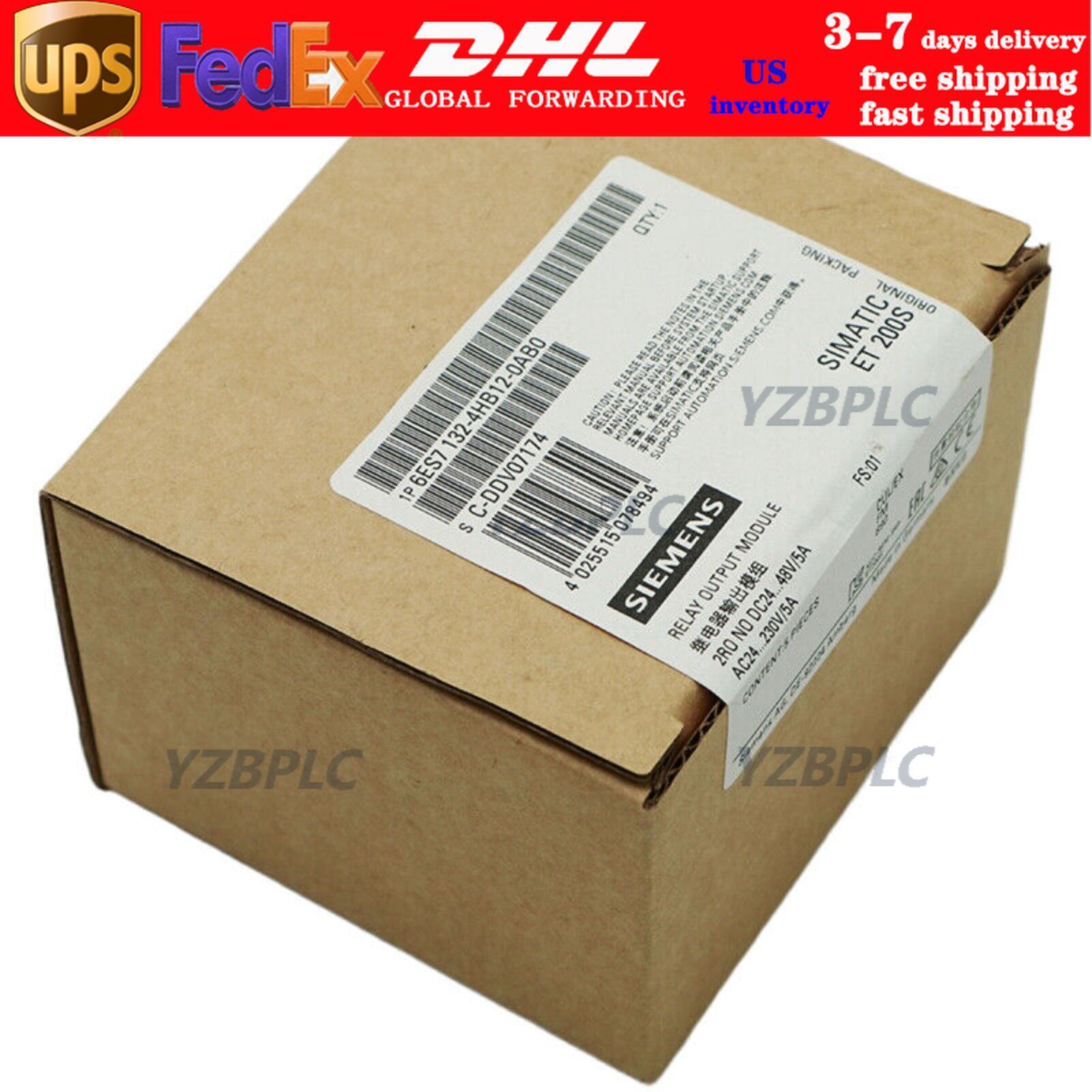 New Siemens 6ES7132-4HB12-0AB0 DP 5 electronic module ET200S 6ES7 132-4HB12-0AB0