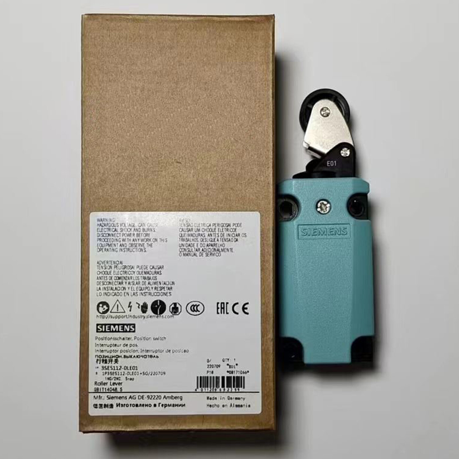 1PCS NEW FOR SIEMENS Limit Switch 3SE5112-0LE01 FAST SHIP#XR