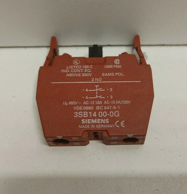 1PC NEW FOR Siemens push button auxiliary contact 3SB1400-0G FAST SHIP#XR