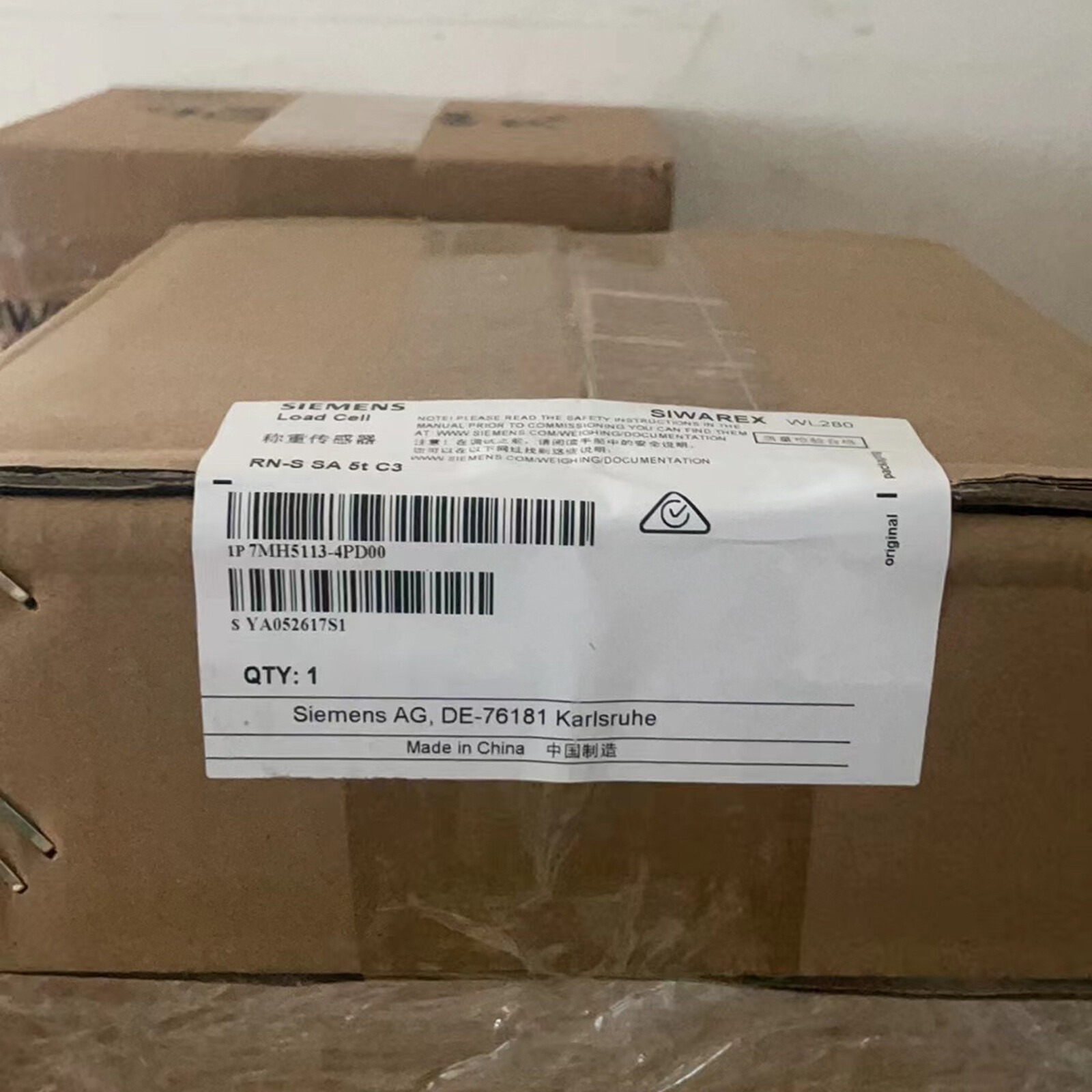 1PC NEW SIEMENS 7MH5113-4PD00 weighing cell  FREE SHIP#XR