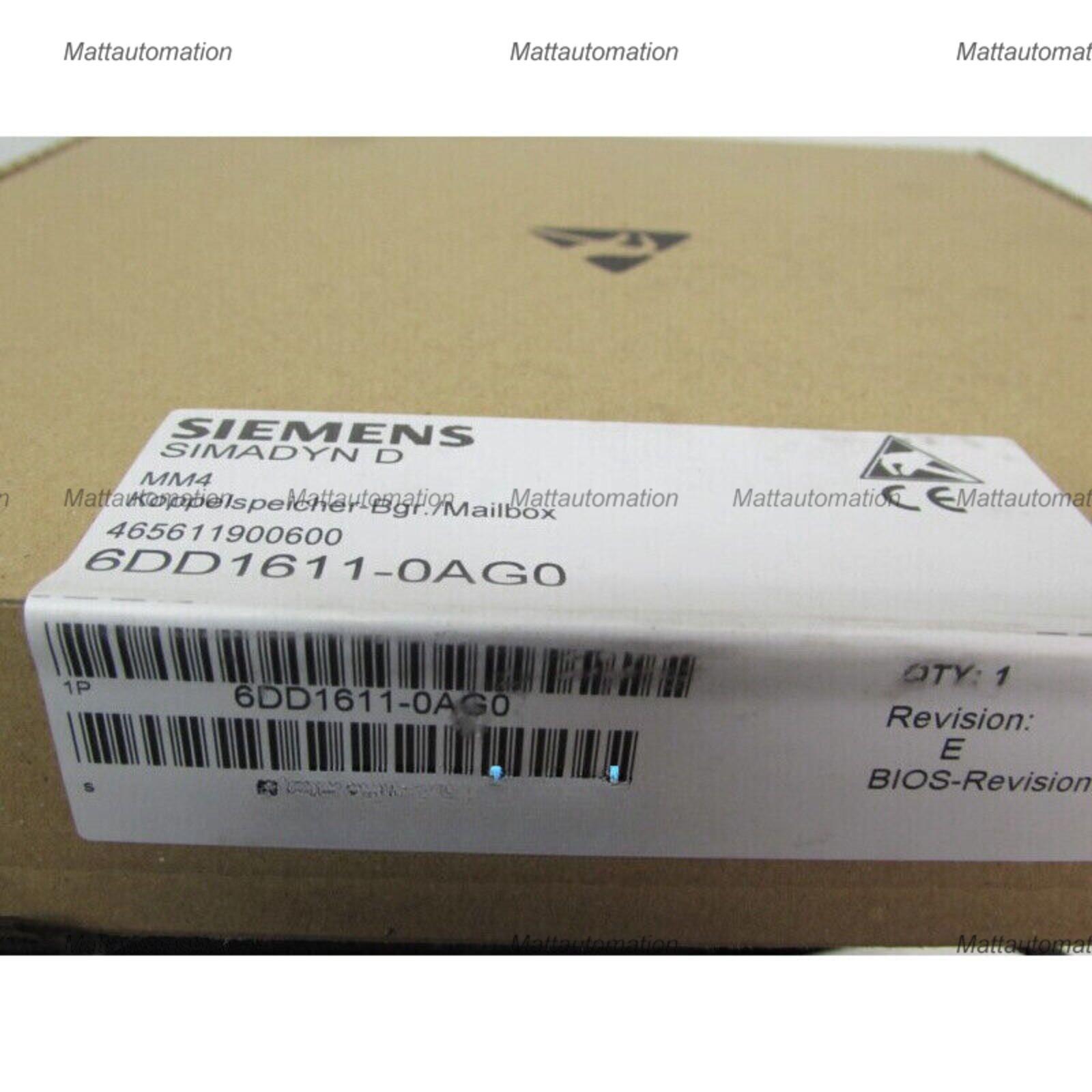 New Siemens 6DD1611-0AG0 SIMADYN D MAILBOX MM4 6DD1 611-0AG0