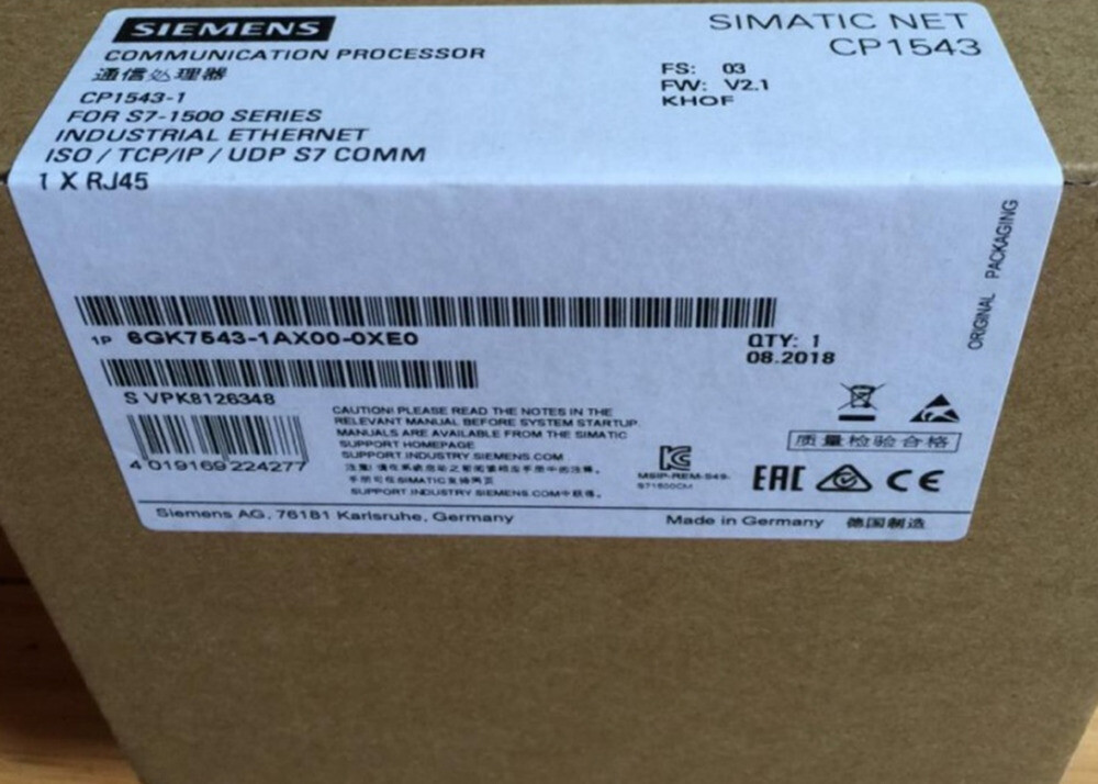 Siemens 6GK7543-1AX00-0XE0 6GK7 543-1AX00-0XE0 New In Box  Free Ship