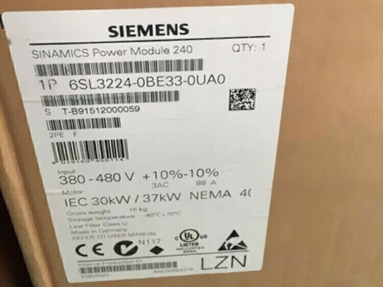 1PC New Sealed Siemens 6SL3224-0BE33-0UA0 Power Module FREE SHIP