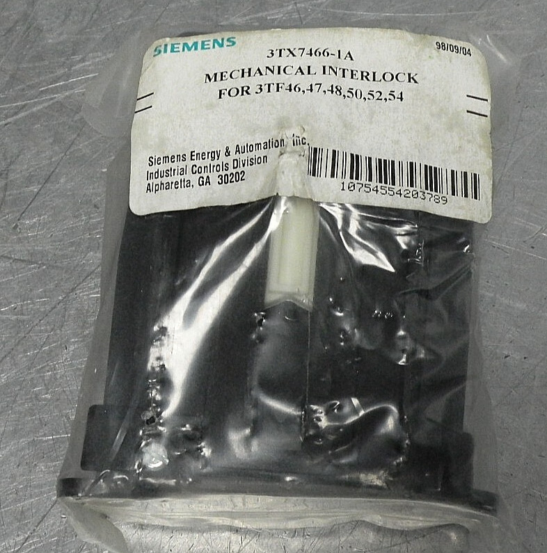 SIEMENS 3TX7466-1A MECHANICAL INTERLOCK SIZE 2-4