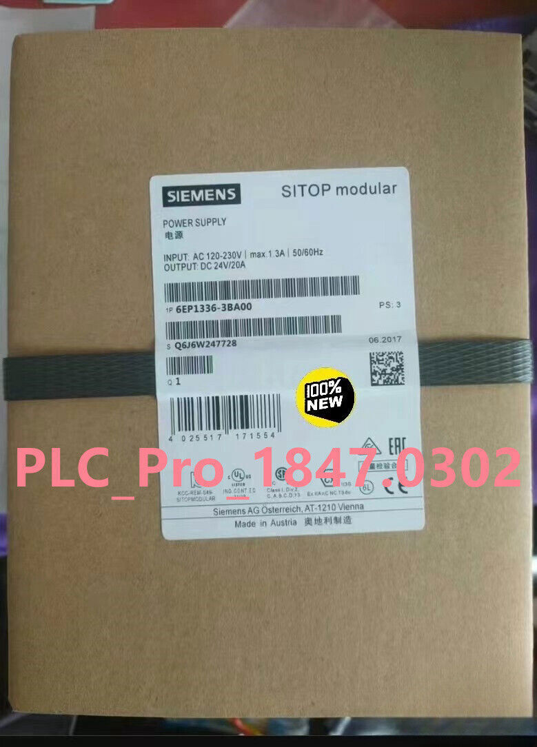 6EP1336-3BA00 1PCS Brand New Siemens 6EP1336-3BA00 Power Module   Fast delivery/