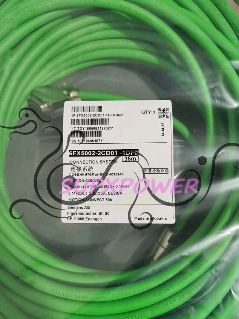 NEW SIEMENS 6FX5002-2CD01-1DF0 signal Cable 35M (1Pcs)
