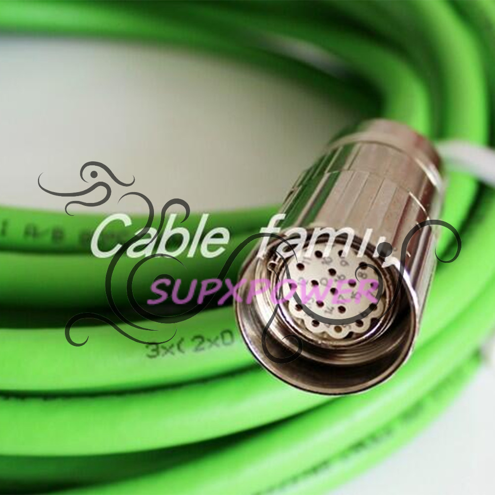 NEW SIEMENS 6FX8002-2CF04-1BA0 10m Signal Cable (1Pcs)