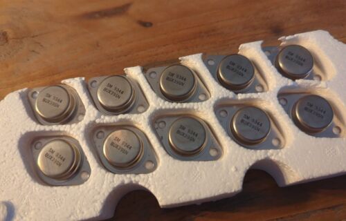 10x NPN SCHALT - TRANSISTOREN BUX39SN SM9344 NEW NOS BUX 39 SN MILITÄRISCH