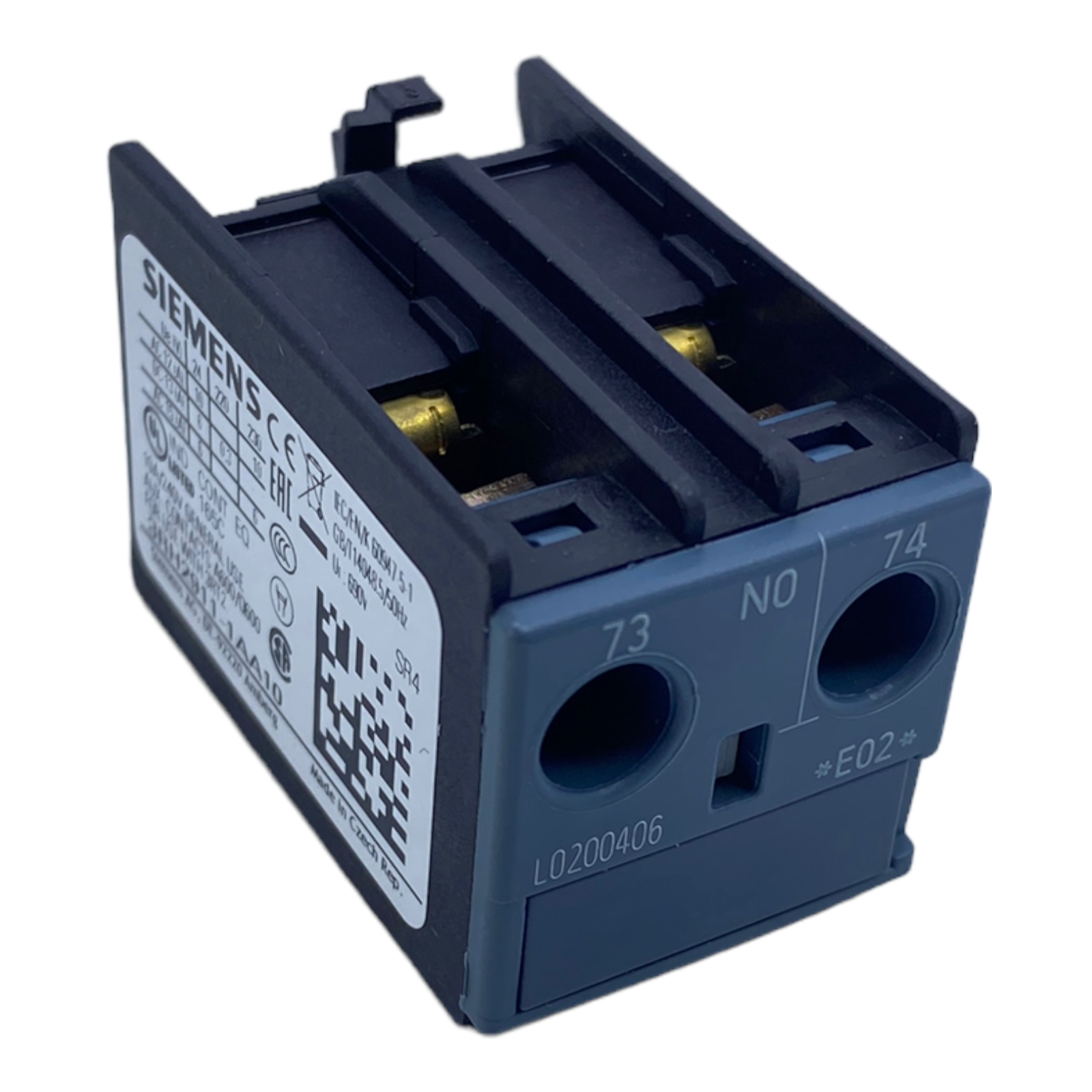 Siemens 3RH2911-1AA10 Hilfsschalter frontseitig 1-polig 10A 240V Siemens 3RH2911
