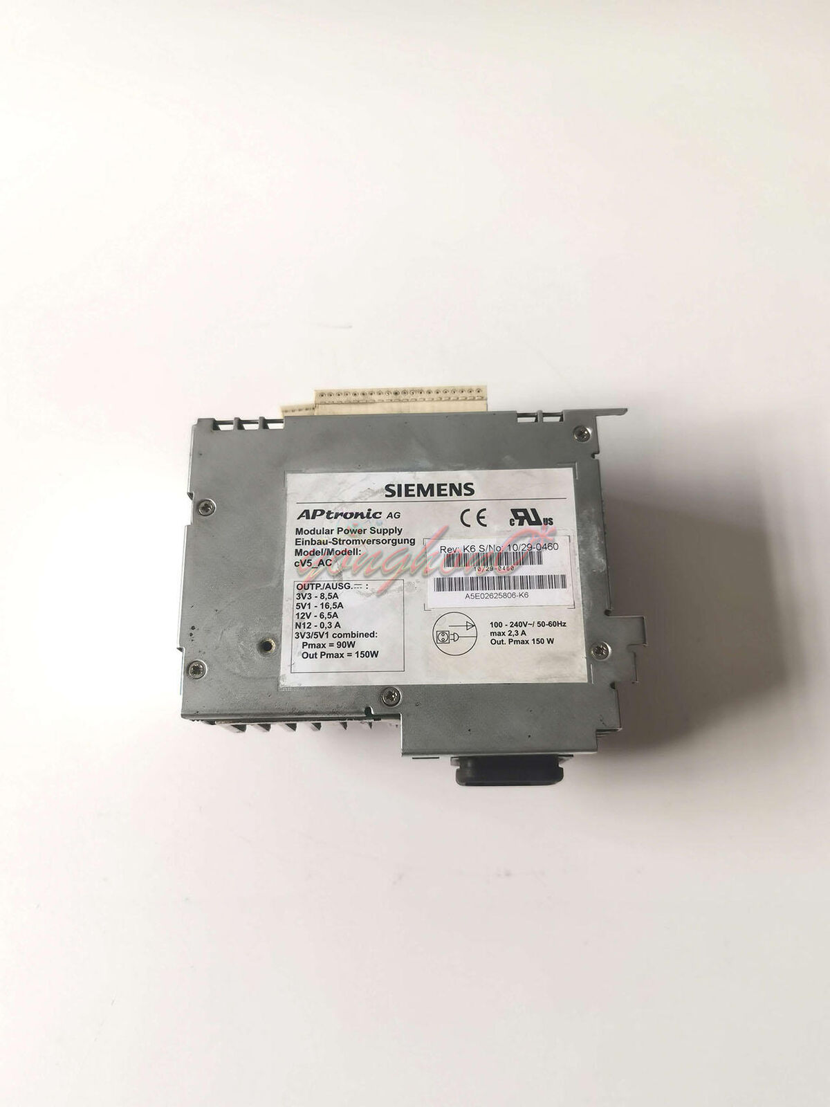 One Used Siemens POWER SUPPLY A5E02625806-K6