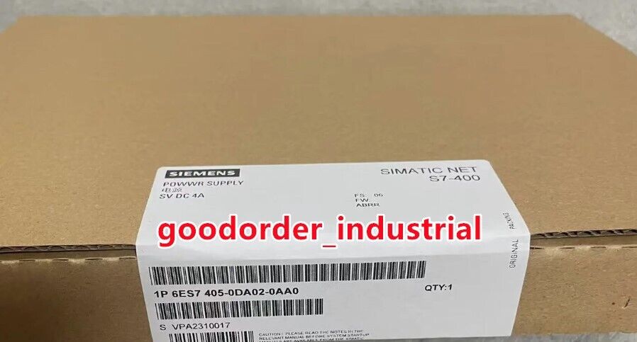 Siemens New 6ES7 405-0DA02-0AA0 / 6ES7 405-0DA02-0AA0 Power Supply