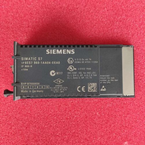 USED SIEMENS 6ES7 960-1AA04-0XA0 PLC Module 6ES7960-1AA04-0XA0 tested