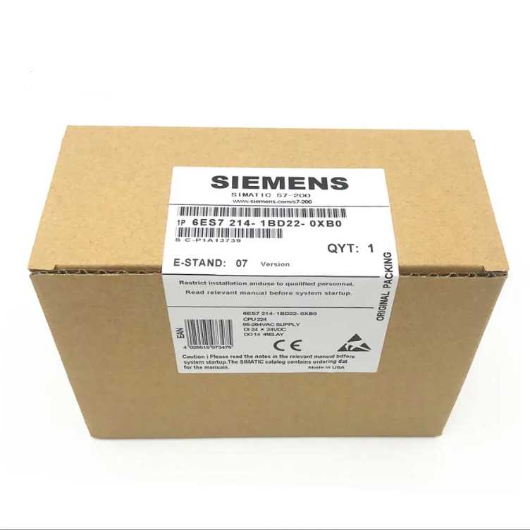 NEW SIEMENS 6ES7 214-1BD22-0XB0 1PC S7-200 CPU 224 6ES7214-1BD22-0XB0 1BD22-0XB0