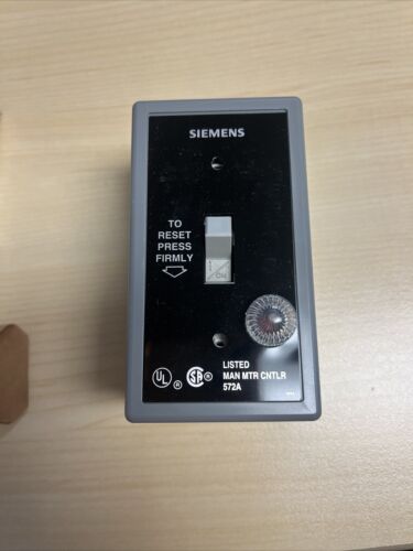 Siemens SMFFG5P Manual Starter 1P Toggle 1HP 277VAC Padlockable