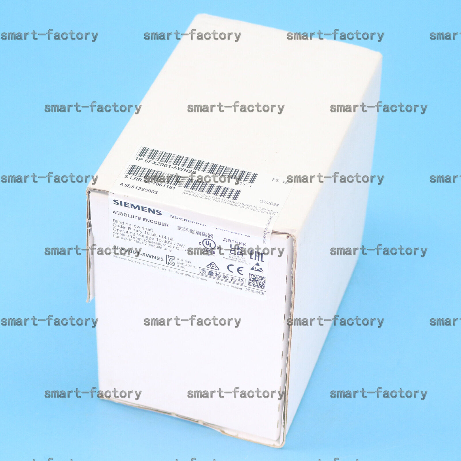 SIEMENS NEW 1PC actual value encoder 6FX2001-5WN25 FAST SHIP