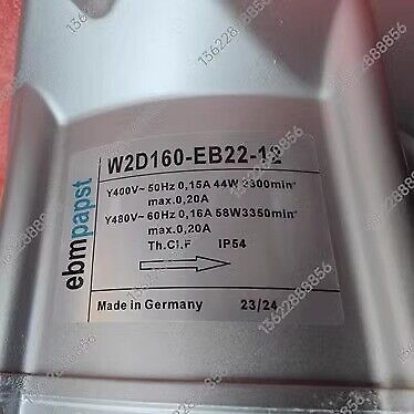 1PC  Siemens W2D160-EB22-12 Cooling Fan W2D160EB2212 New Expedited Shipping