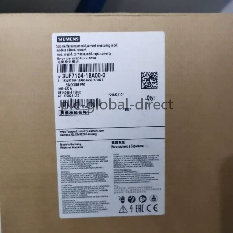 NEW SIEMENS 3UF7104-1BA00-0 CURRENT MEASURING MODULE 3UF71041BA000