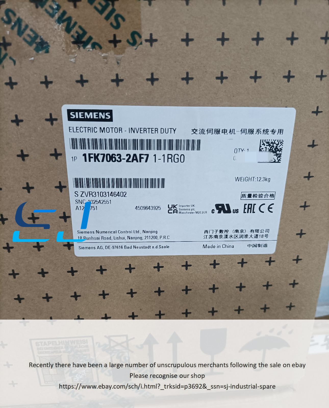 Brand new Siemens 1FK7063-2AF71-1RG0 Servo Motor 1FK7063-2AF71-1RG0