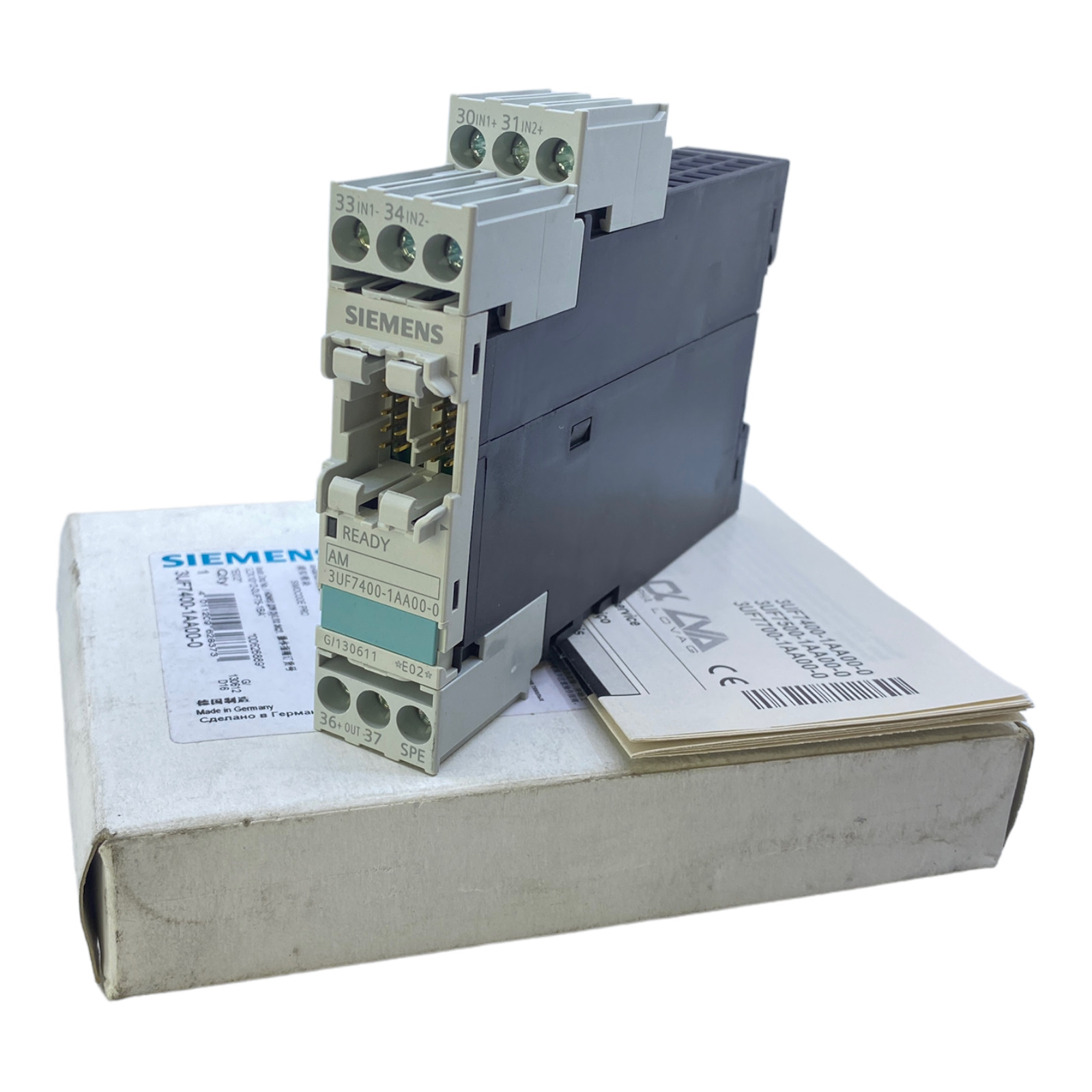 Siemens 3UF7400-1AA00-0 Industrial Analog Module 4...20mA 3UF7400-