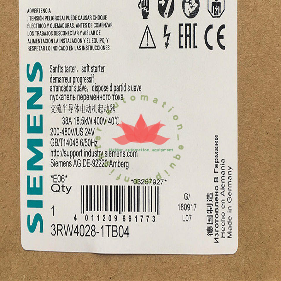 1PCS NEW SIEMENS 3RW4028-1TB04 3RW4 028-1TB04