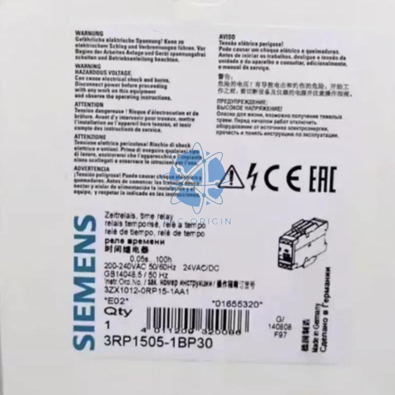 1pc New Siemens 3RP1525-1BP30 Time Relay 3RP15251BP30