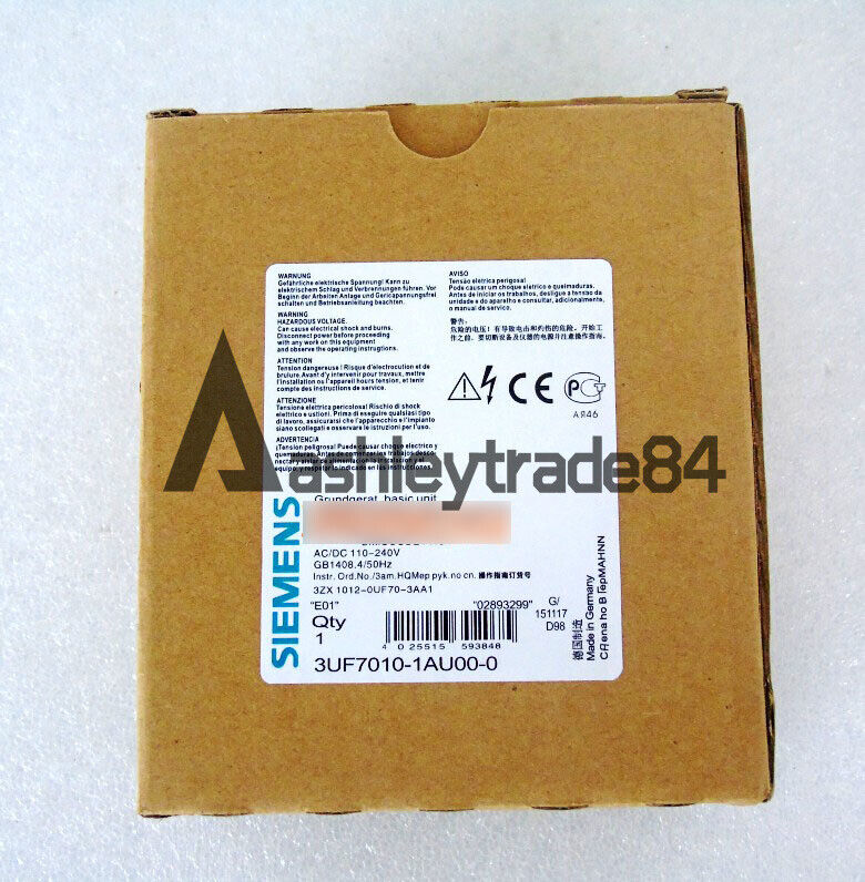 1PC Siemens 3UF7010-1AU00-0 Control module Brand New