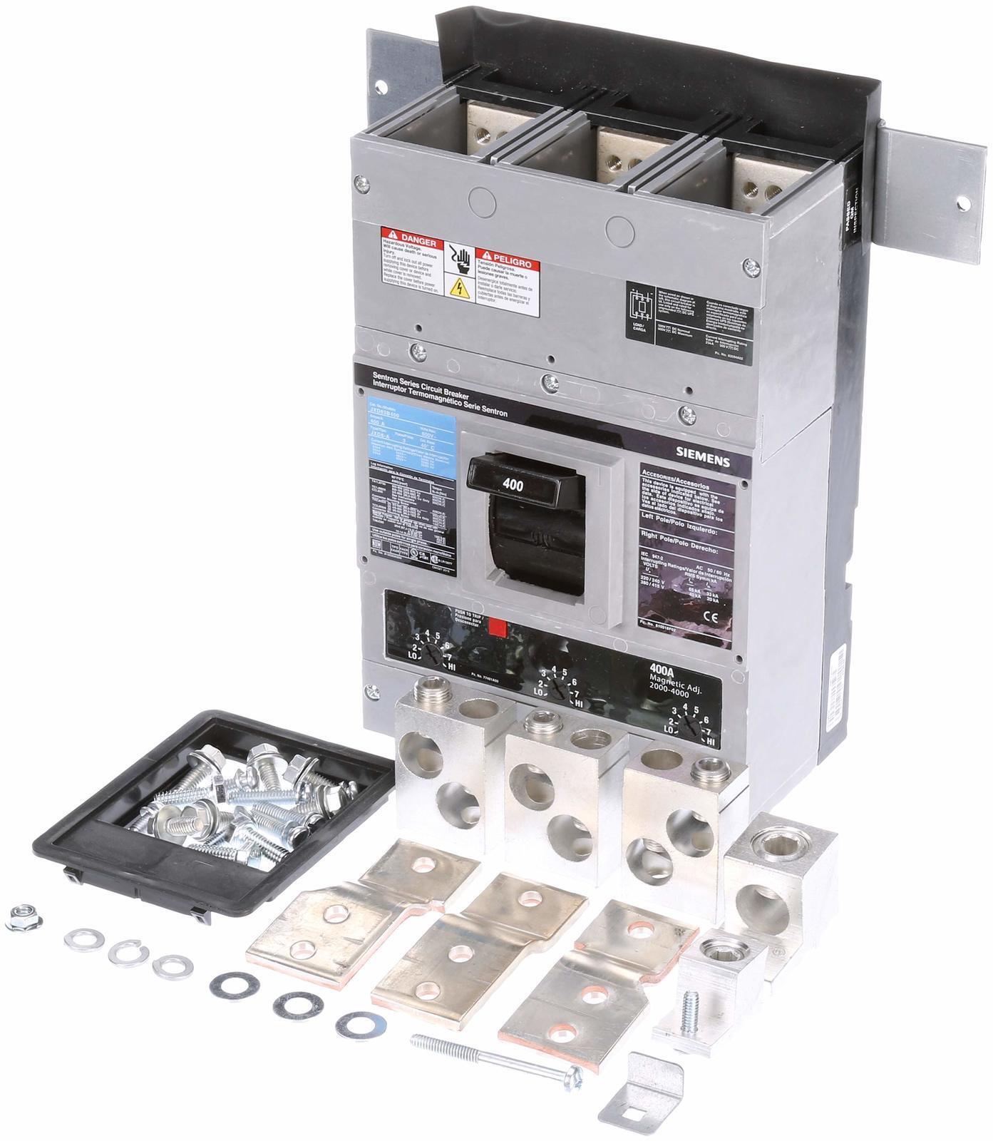 Siemens Mbkjd3400a 400amp Breaker With Mounting Hardware