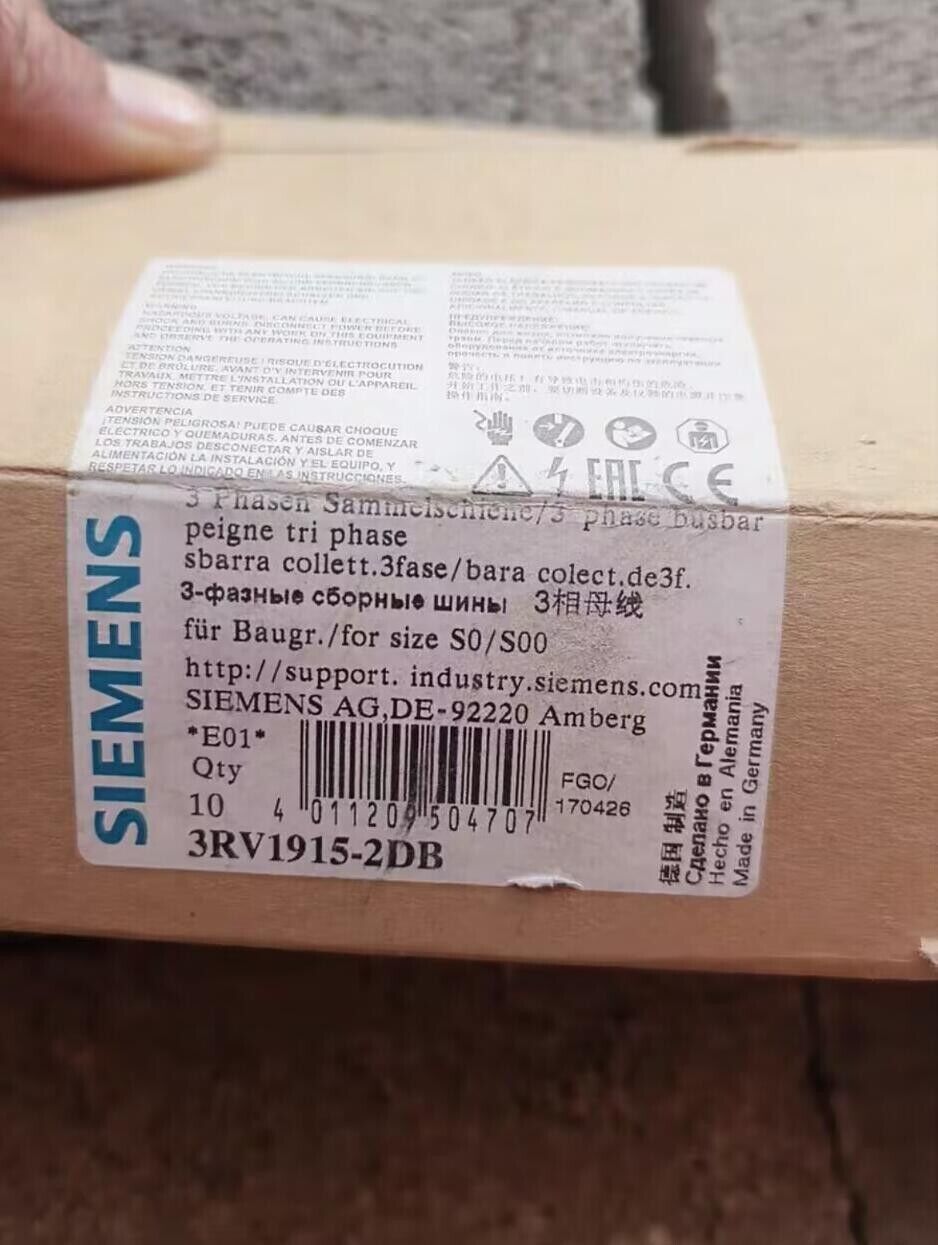 1PC New Siemens 3RV1915-2DB Circuit Breaker Busbar Free Ship