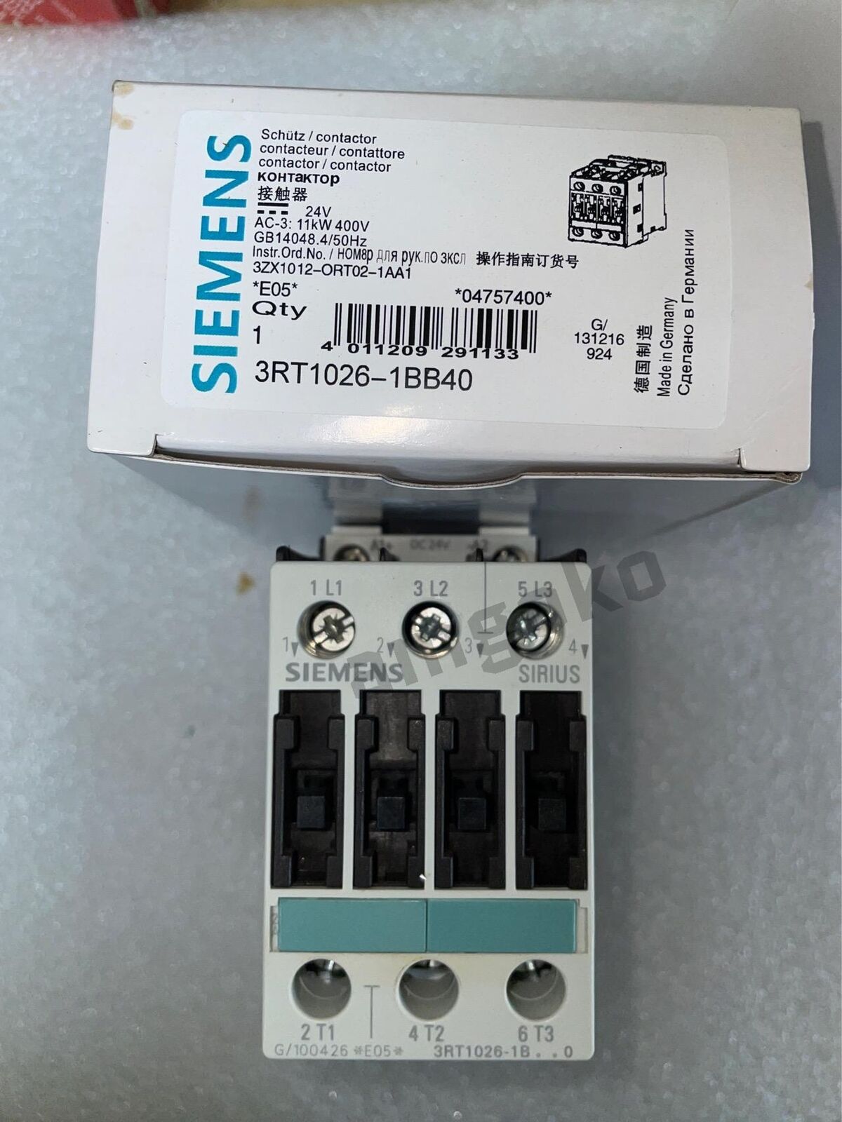1pc new Siemens 3RT1026-1B..0 DC24V
