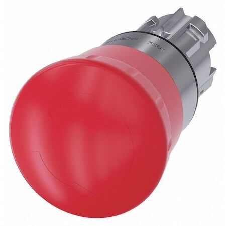 Siemens 3Su1050-1Hb20-0Aa0 Push Button Operator,Red,Metal Bezel