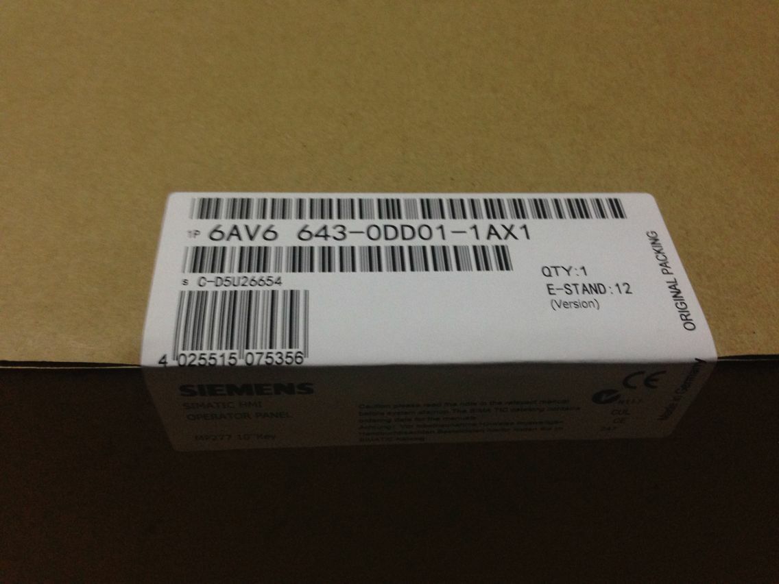 1PC Siemens 6AV6 643-0DD01-1AX1 PLC New In Box 6AV66430DD011AX Expedited Ship /