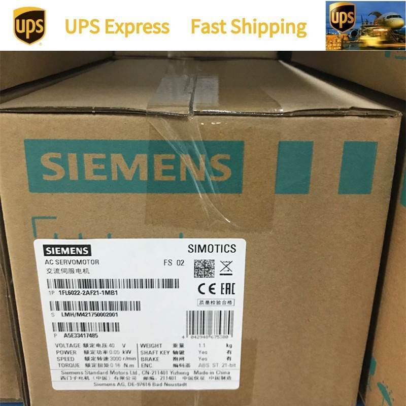 1FL6022-2AF21-1MB1 Siemens 1FL6022-2AF21-1MB1 Servo Motor New in Box Spot Goods