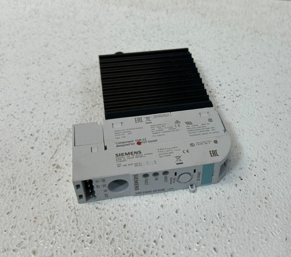 Siemens 3RF2920-0FA08 Load Monitoring Module