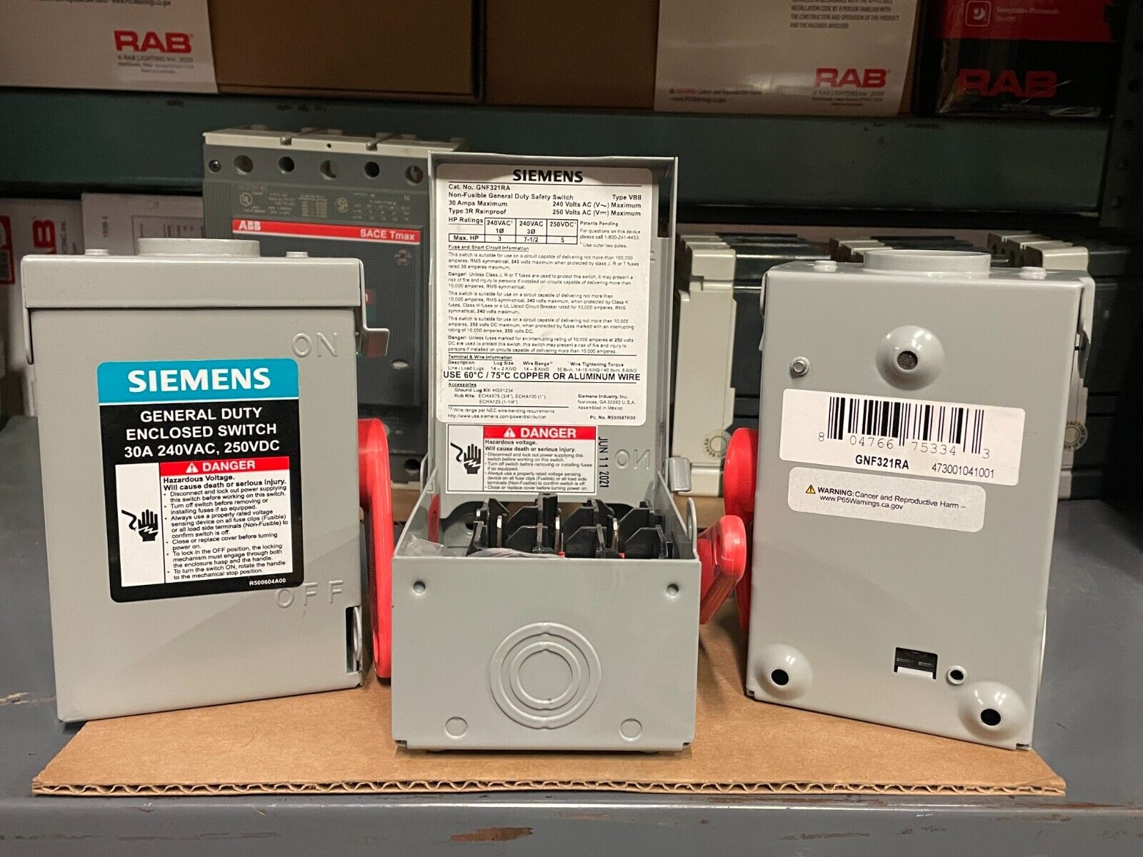SIEMENS GNF321RA (BRAND NEW) 30A 3R NF DISCONNECT